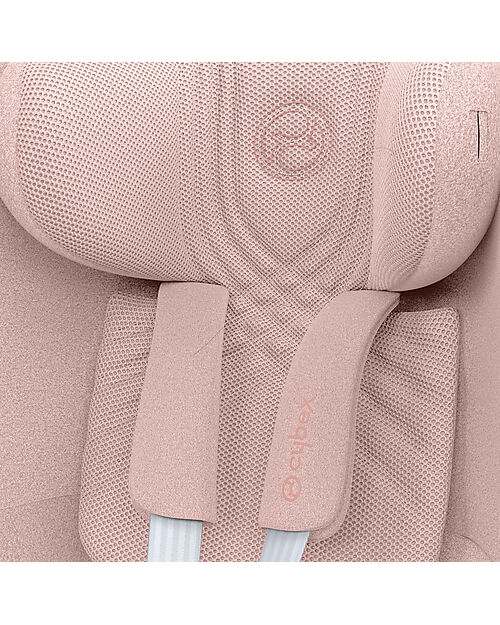 Cybex Sirona T i-Size Plus Car Seat - Peach Pink - Solar Canopy with Mesh Inserts - 360° Rotation Car Seats Group 0+/1