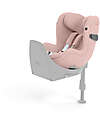Cybex Sirona T i-Size Plus Car Seat - Peach Pink - Solar Canopy with Mesh Inserts - 360° Rotation Car Seats Group 0+/1