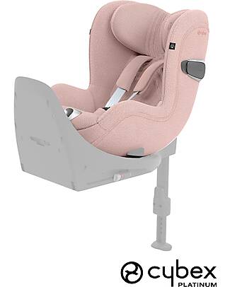 Cybex Sirona T i-Size Plus Car Seat - Peach Pink - Solar Canopy with Mesh Inserts - 360° Rotation Car Seats Group 0+/1