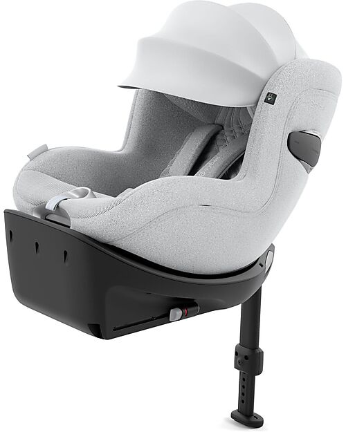 Cybex Sirona Ti Plus Car Seat - Platinum White - From 0 to 4 Years Car Seats Group 0+/1