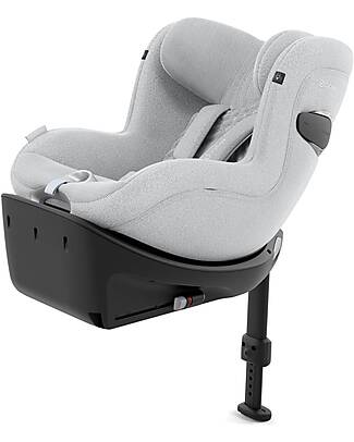Cybex Sirona Ti Plus Car Seat - Platinum White - From 0 to 4 Years Car Seats Group 0+/1