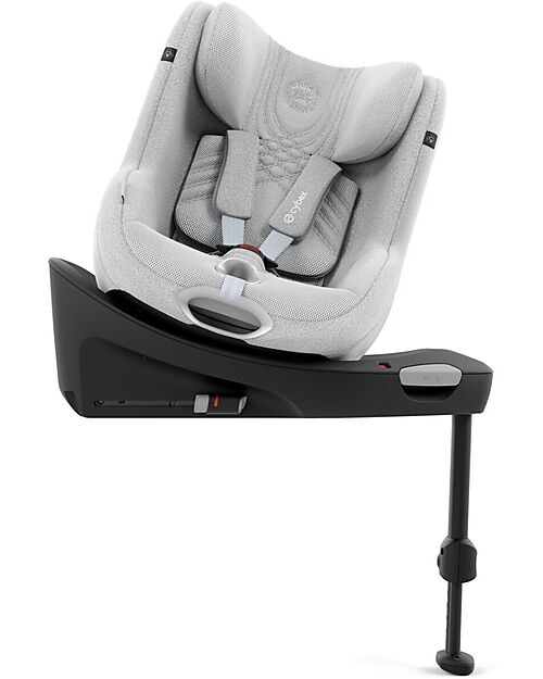 Cybex Sirona Ti Plus Car Seat - Platinum White - From 0 to 4 Years Car Seats Group 0+/1