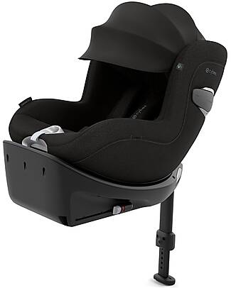 Cybex Sirona Ti Plus Car Seat - Sepia Black - From 0 to 4 Years Car Seats Group 0+/1