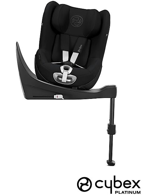 Cybex Sirona Z i-Size car seat - Deep Black - Base Included - 360° Rotating Mechanism Car Seats Group 0+/1