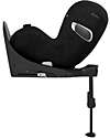 Cybex Sirona Z2 i-Size Plus car seat - Deep Black - 360° Rotating Mechanism Car Seats Group 0+/1