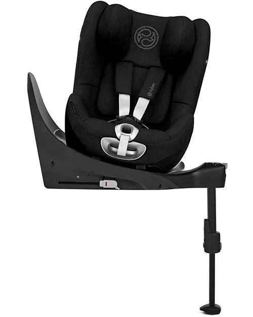 Cybex Sirona Z2 i-Size Plus car seat - Deep Black - 360° Rotating Mechanism Car Seats Group 0+/1