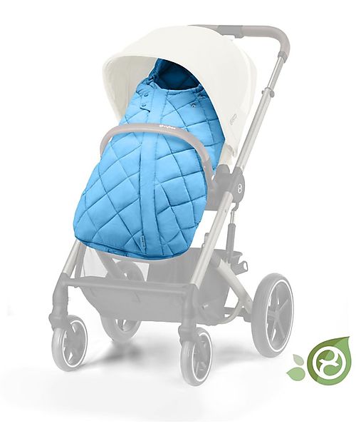 Cybex Snogga 2 Footmuff - Beach Blue/Turquoise - for Stroller Footmuffs