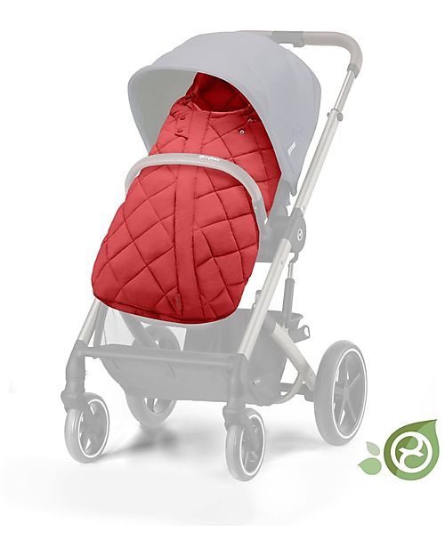 Cybex Snogga 2 Footmuff - Hibiscus Red/Red - for Stroller Footmuffs
