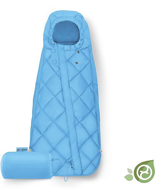 Cybex Snogga Mini 2 Footmuff - Beach Blue/Turquoise - for Car Seat Footmuffs