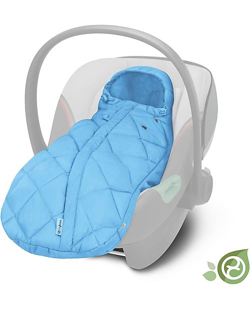 Cybex Snogga Mini 2 Footmuff - Beach Blue/Turquoise - for Car Seat Footmuffs
