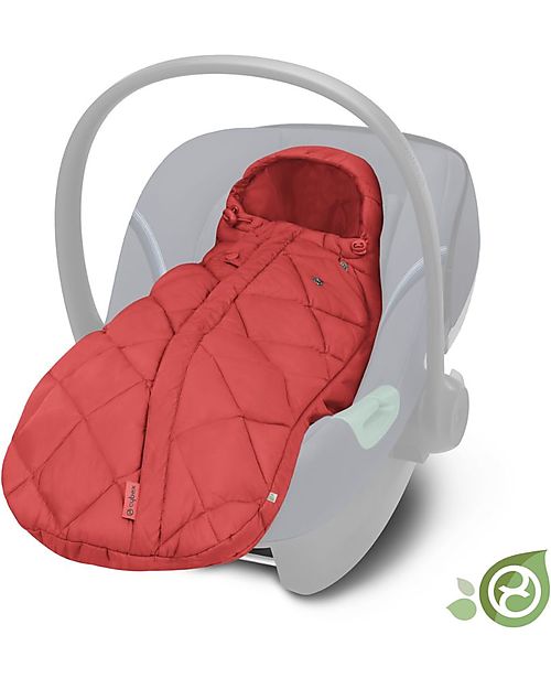 Cybex Snogga Mini 2 Footmuff - Hibiscus Red/Red - for Car Seat Footmuffs