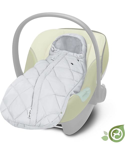 Cybex Snogga Mini 2 Footmuff - Lava Grey/Mid Grey - for Car Seat Footmuffs