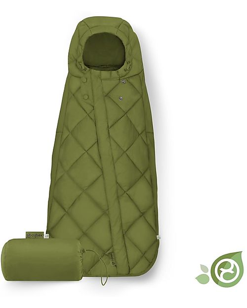 Cybex Snogga Mini 2 Footmuff - Nature Green/Green - for Car Seat Footmuffs