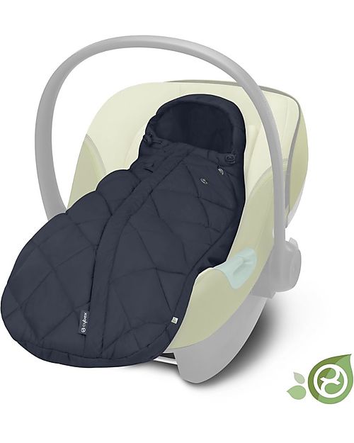 Cybex Snogga Mini 2 Footmuff - Ocean Blue/Navy Blue - for Car Seat Footmuffs