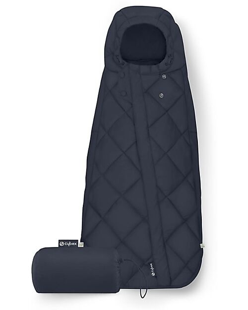 Cybex Snogga Mini 2 Footmuff - Ocean Blue/Navy Blue - for Car Seat Footmuffs