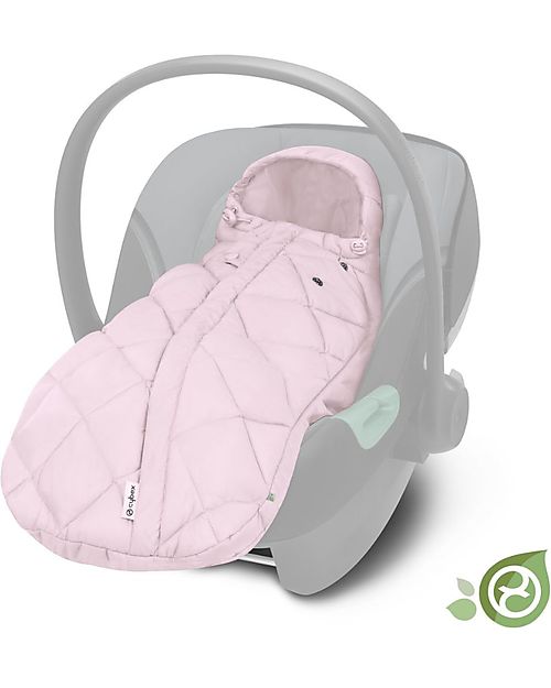 Cybex Snogga Mini 2 Footmuff - Power Pink/Light Pink - for Car Seat Footmuffs