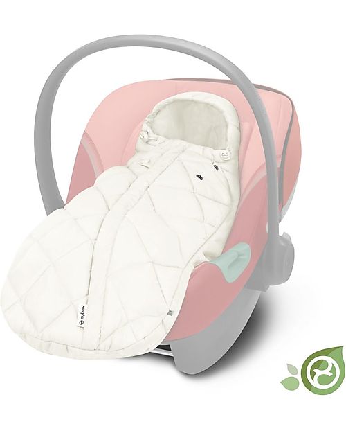 Cybex Snogga Mini 2 Footmuff - Seashell Beige/Light Beige - for Car Seat Footmuffs