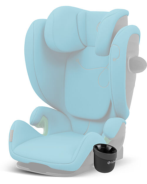 Cybex Solution G i-Fix Car Seat - Beach Blue/Turquoise - Group 2/3 Car Seats Group 2/3