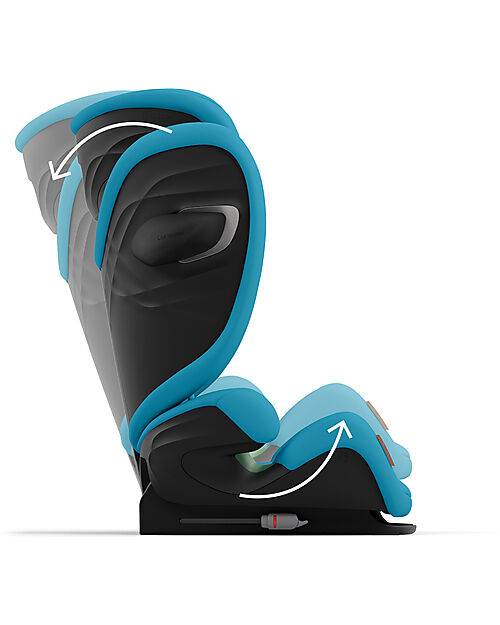 Cybex Solution G i-Fix Car Seat - Beach Blue/Turquoise - Group 2/3 Car Seats Group 2/3