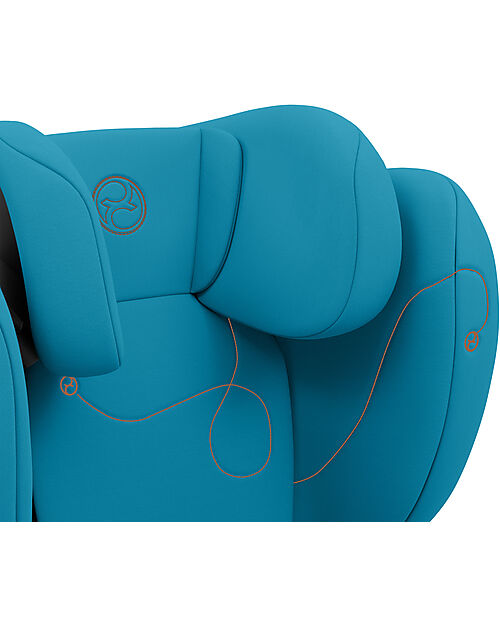 Cybex Solution G i-Fix Car Seat - Beach Blue/Turquoise - Group 2/3 Car Seats Group 2/3