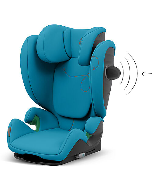 Cybex Solution G i-Fix Car Seat - Beach Blue/Turquoise - Group 2/3 Car Seats Group 2/3