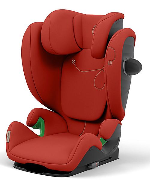 Cybex Solution G i-Fix Car Seat - Hibiscus Red/Red - Group 2/3 Car Seats Group 2/3