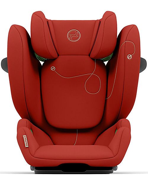 Cybex Solution G i-Fix Car Seat - Hibiscus Red/Red - Group 2/3 Car Seats Group 2/3