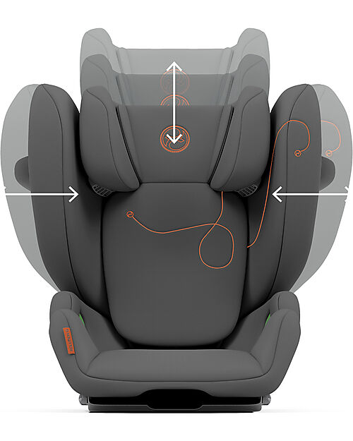 Cybex Solution S2 I-Fix Car Seat - Moon Black