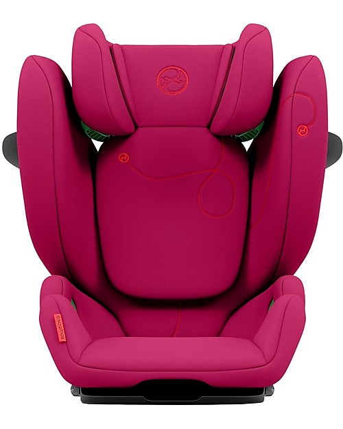 Cybex Solution G i-Fix Car Seat - Magnolia Pink - Safety from 3 to 12 years! Car Seats Group 2/3