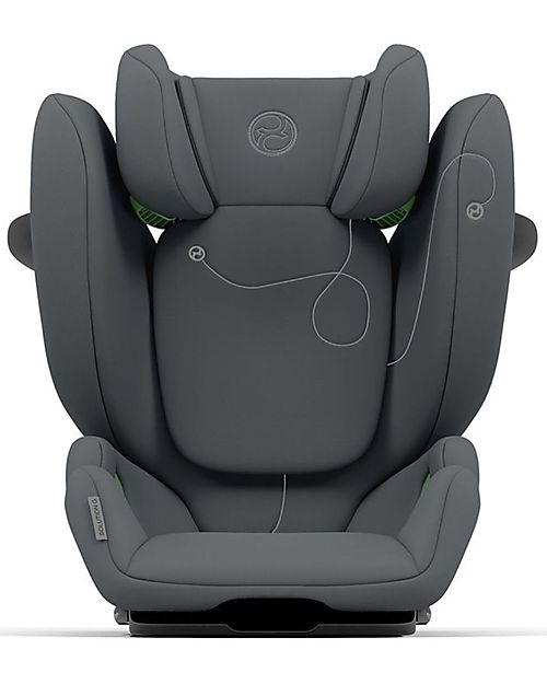 Cybex Solution G i-Fix Car Seat - Monument Grey/Dark Grey - Group 2/3 Car Seats Group 2/3