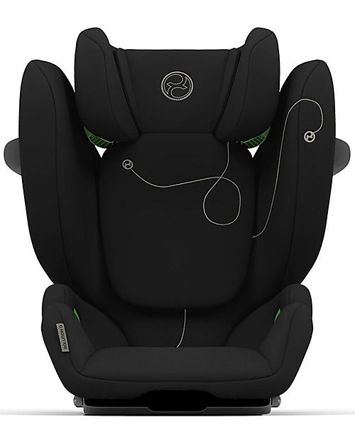 Cybex Solution G i-Fix Car Seat - Moon Black/Black - Group 2/3 Car Seats Group 2/3