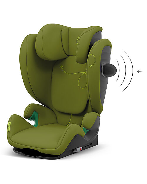 Cybex Solution G i-Fix Car Seat - Nature Green - Group 2/3 Car Seats Group 2/3