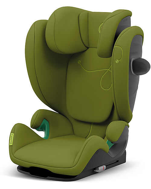 Cybex Solution G i-Fix Car Seat - Nature Green - Group 2/3 Car Seats Group 2/3