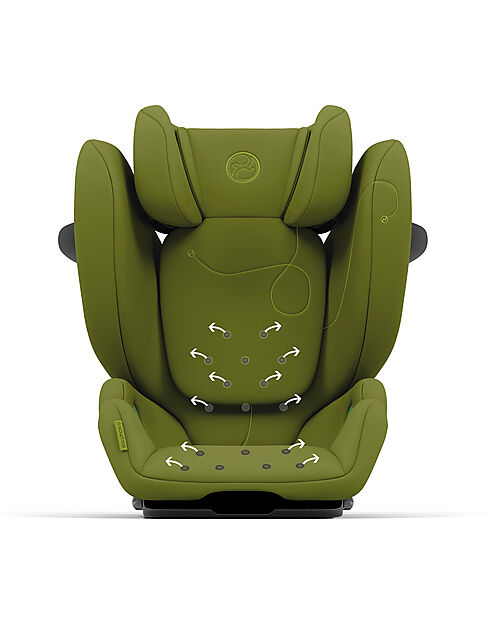 Cybex Solution G i-Fix Car Seat - Nature Green - Group 2/3 Car Seats Group 2/3