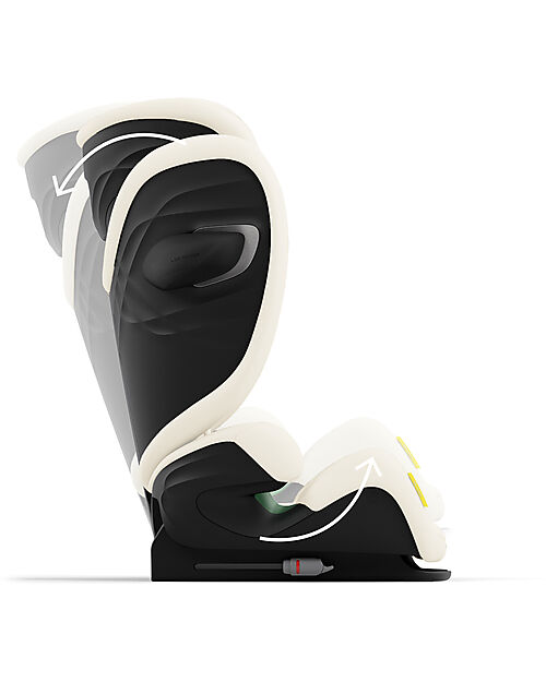 Cybex Solution G i-Fix Car Seat - Seashell Beige - Group 2/3 Car Seats Group 2/3