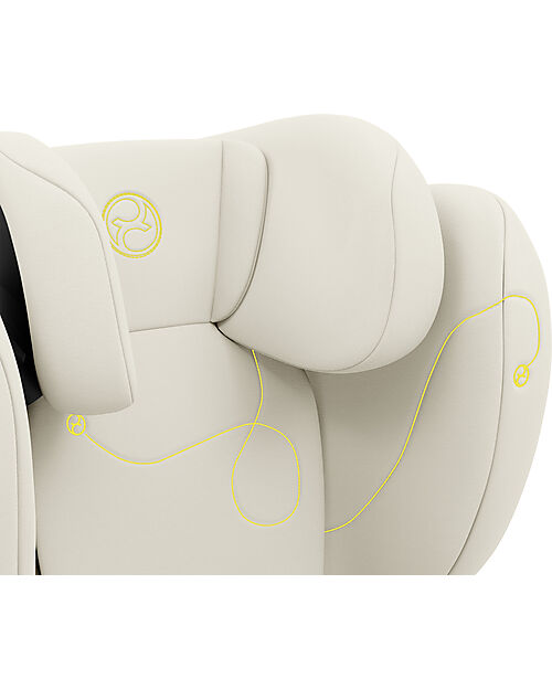 Cybex Solution G i-Fix Car Seat - Seashell Beige - Group 2/3 Car Seats Group 2/3