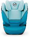 Cybex Solution S2 i-Fix Car Seat - Beach Blue/Turquoise - Group 2/3 Car Seats Group 2/3