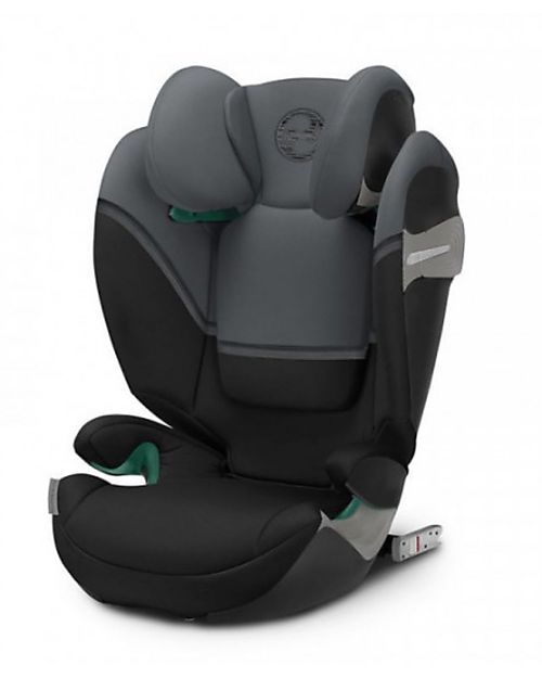 Cybex Solution S2 i-Fix Car Seat - Monument Grey/Grey - Group 2/3 Car Seats Group 2/3