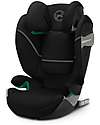 Cybex Solution S2 i-Fix Car Seat - Moon Black/Black - Group 2/3 Car Seats Group 2/3