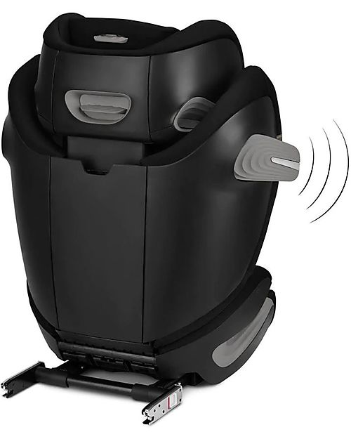 Cybex Solution S2 i-Fix Car Seat - Moon Black/Black - Group 2/3 Car Seats Group 2/3