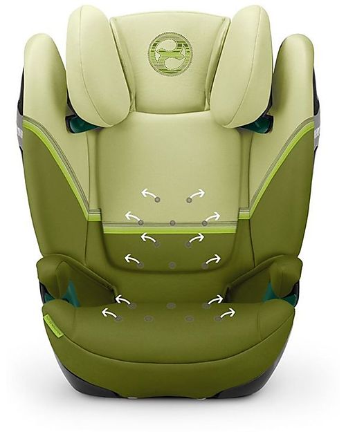 Cybex Solution S2 i-Fix Car Seat - Nature Green/Green - Group 2/3 Car Seats Group 2/3