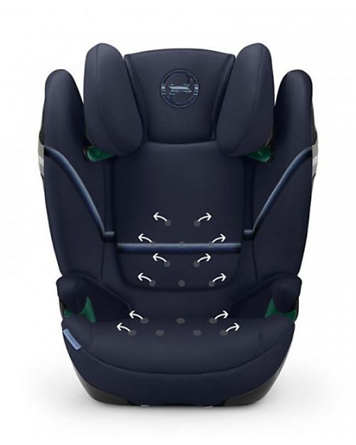 Cybex Solution S2 i-Fix Car Seat - Ocean Blue/Blue - Group 2/3 Car Seats Group 2/3