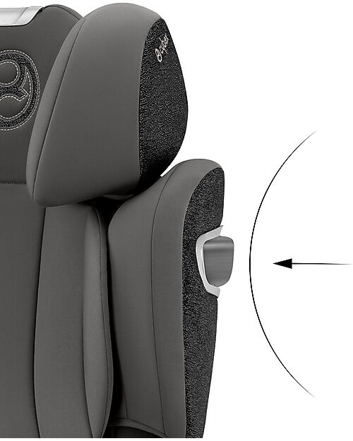Cybex Solution T i-Fix car seat - Mirage Grey/Dark Gray - Group 2/3 Car Seats Group 2/3
