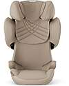 Cybex Solution T i-Fix Plus Car Seat - Cozy Beige - Group 2/3 Car Seats Group 2/3