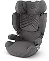 Cybex Solution T i-Fix Plus Car Seat - Mirage Grey/Dark Grey - Group 2/3 Car Seats Group 2/3