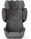 Cybex Solution T i-Fix Plus Car Seat - Mirage Grey/Dark Grey - Group 2/3 Car Seats Group 2/3