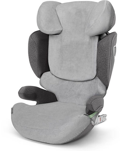 Cybex Solution T Summer Car Seat Cover - Grey Cover and Frame