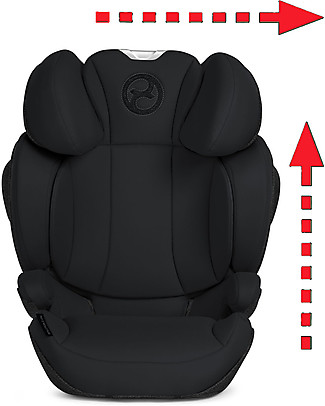 Cybex Solution Z i-Fix car seat - Deep Black - 3-12 years! Car Seats Group 2/3