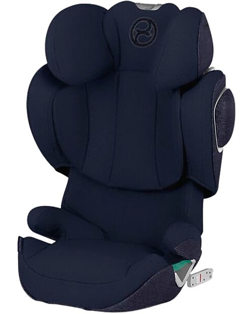 Cybex Solution Z i-Fix Plus Car Seat - Nautical Blue/Navy Blue - Group 2/3 Car Seats Group 2/3