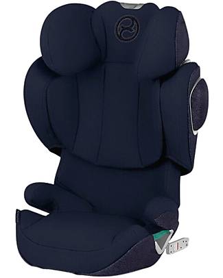 Cybex Solution Z i-Fix Plus Car Seat - Nautical Blue/Navy Blue - Group 2/3 Car Seats Group 2/3